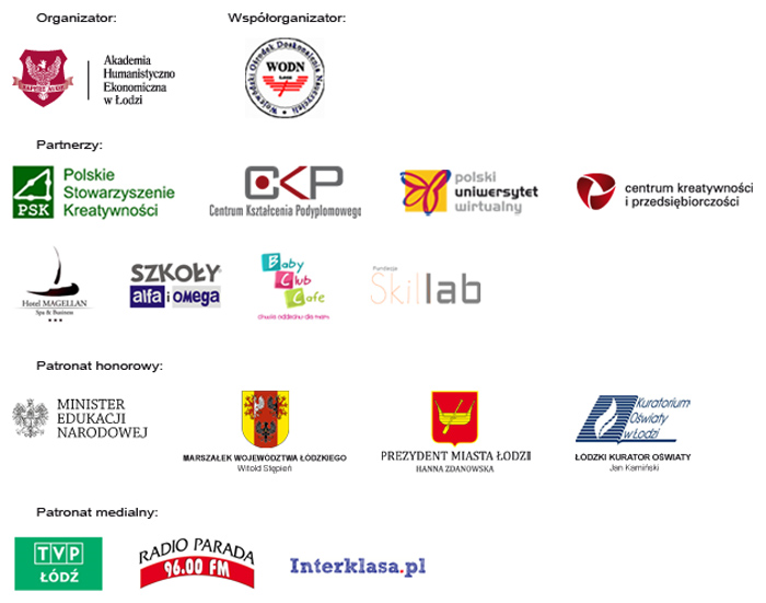 Targi Innowacji i Twórczości - organizatorzy i współpracownicy