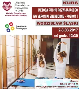 Kurs: Metoda Ruchu Rozwijającego wg Veroniki Sherborne – poziom 1