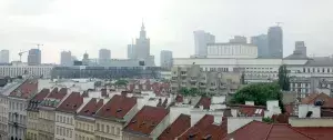 WARSZAWA Widok Centrum ze Starego Miasta